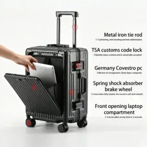 20 inch Front Opening Boarding Suitcase