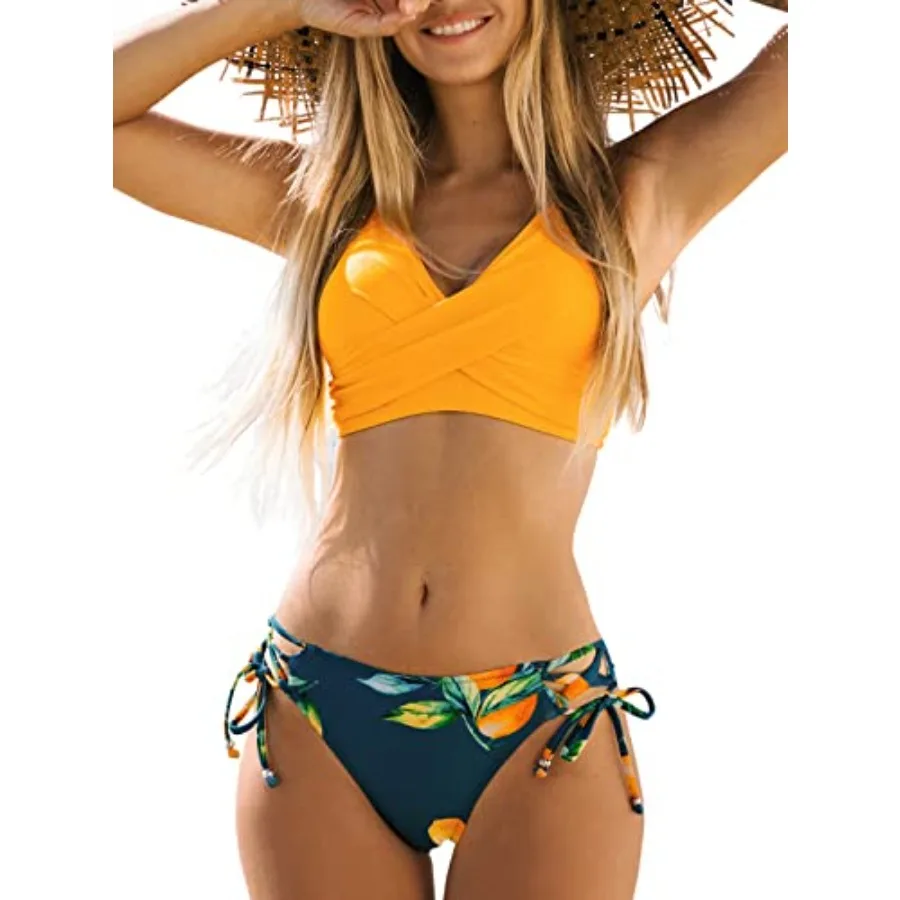 Women's Bikini Swimsuit Front Cross - Image 1