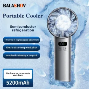 Ice compress high-speed cooling fan USB Rechargeable