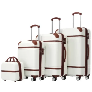 Luggage Expandable Hardshell Luggage Sets 4 Pieces