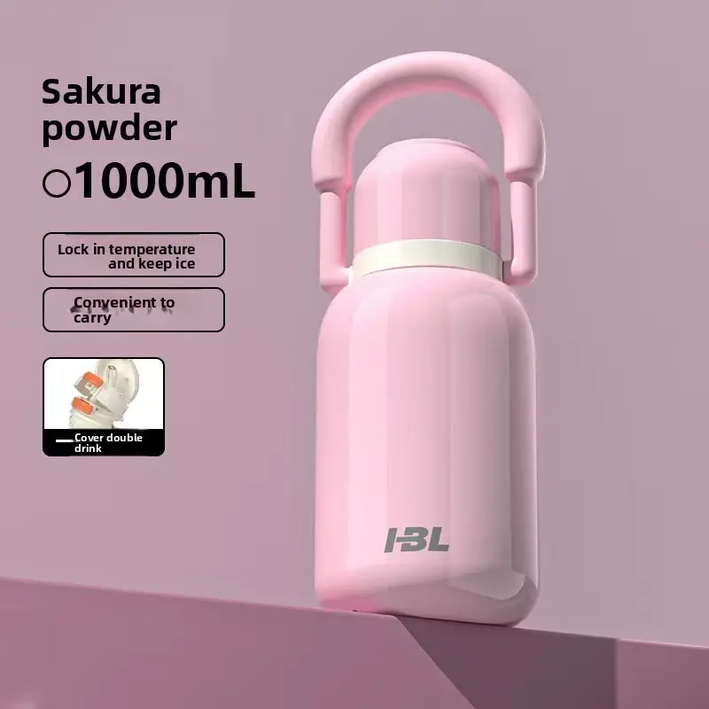 1000ml Large Capacity Stainless Steel Water Bottle - Image 2