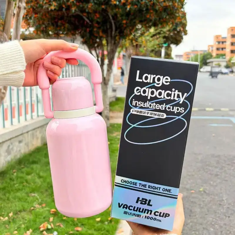 1000ml Large Capacity Stainless Steel Water Bottle - Image 7