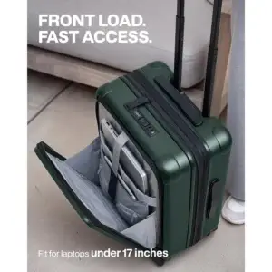 Expandable Luggage with TSA Lock 2 Piece Set Green - Thumbnail Image 2