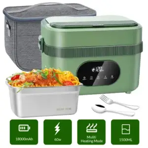 1.5L Cordless Electric Heated Lunch Box 18000mAh - Thumbnail Image 2