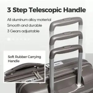 20x14x6 Inch Carry On Hardshell Spinner Suitcase - Thumbnail Image 2