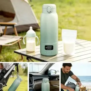 500ml Portable Electric Heating Thermos Cup - Thumbnail Image 4