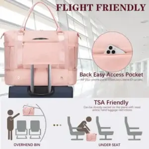 Large Capacity Travel Bag Waterproof - Thumbnail Image 4