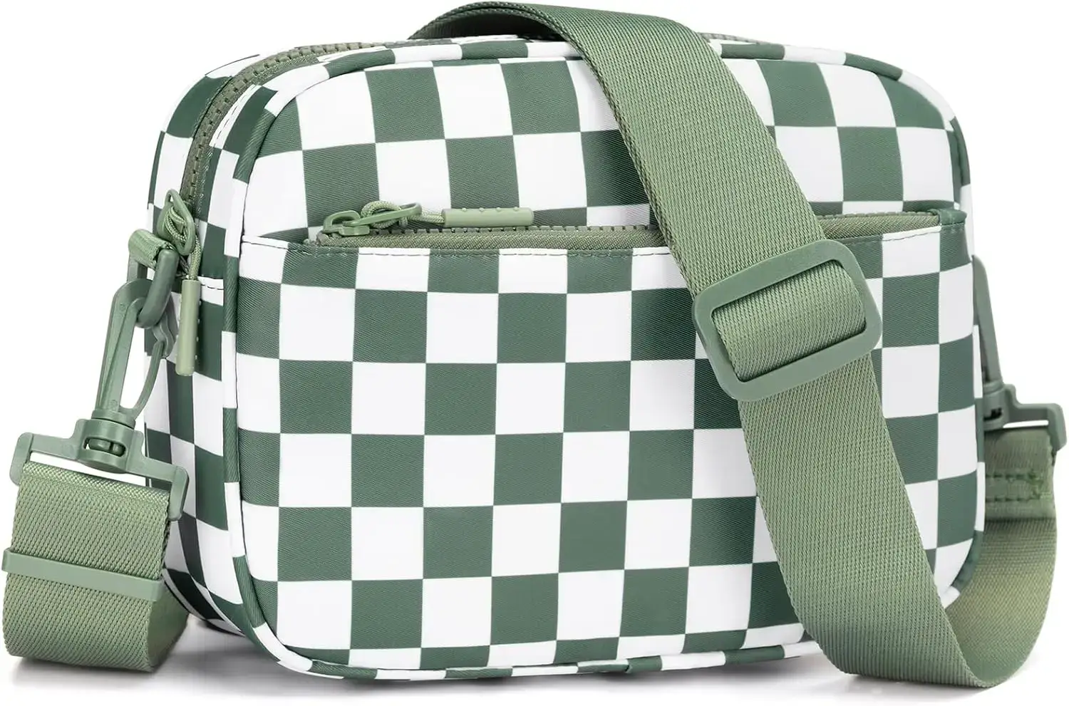 Small Checkered Crossbody Bag - Image 18