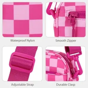 Small Checkered Crossbody Bag - Thumbnail Image 4