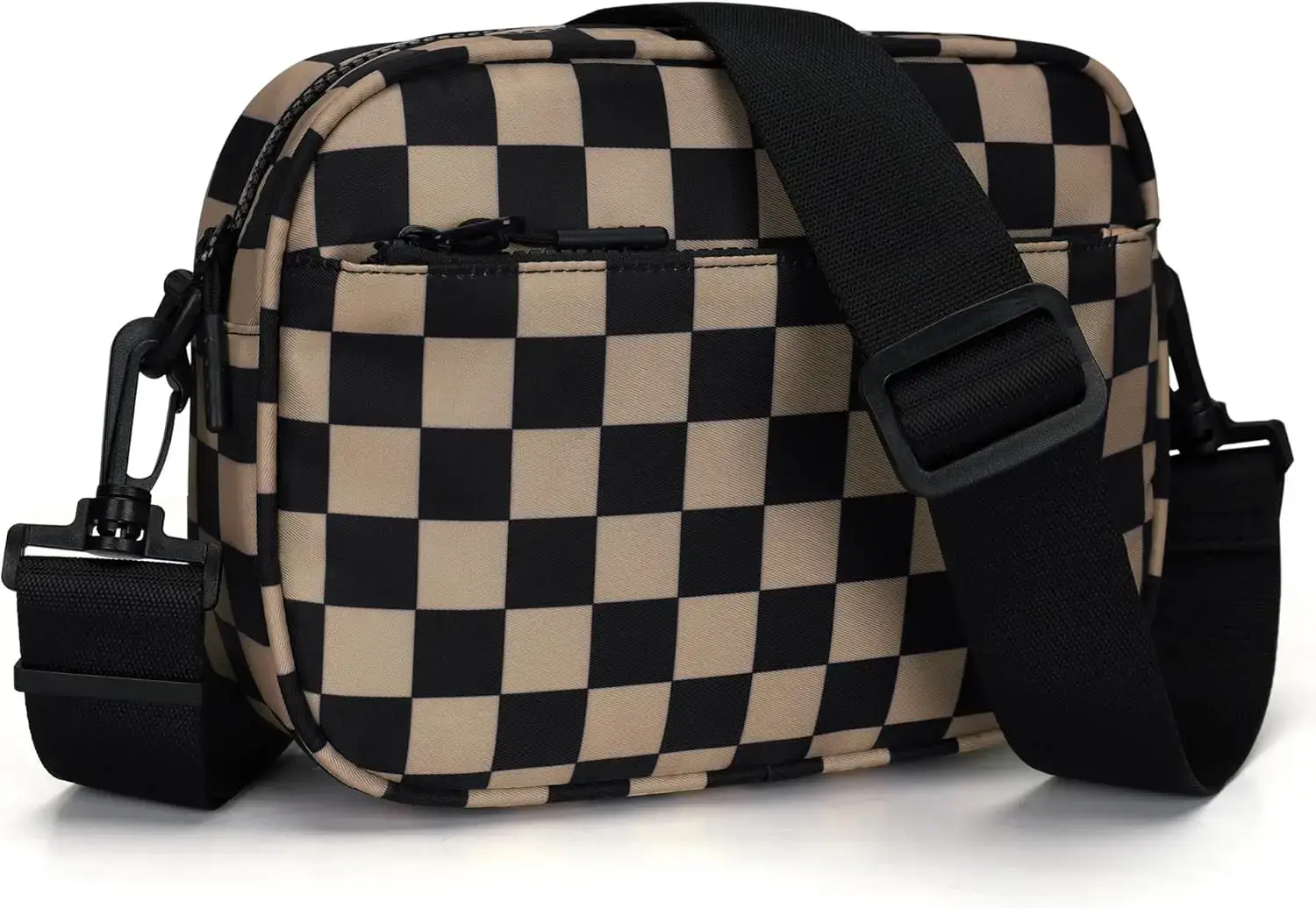 Small Checkered Crossbody Bag - Image 8