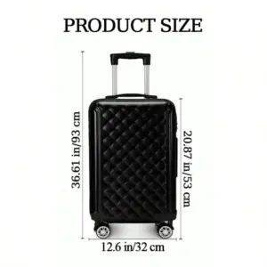 20 Inch Hardshell Suitcase 360 Spinner Wheels - Thumbnail Image 3