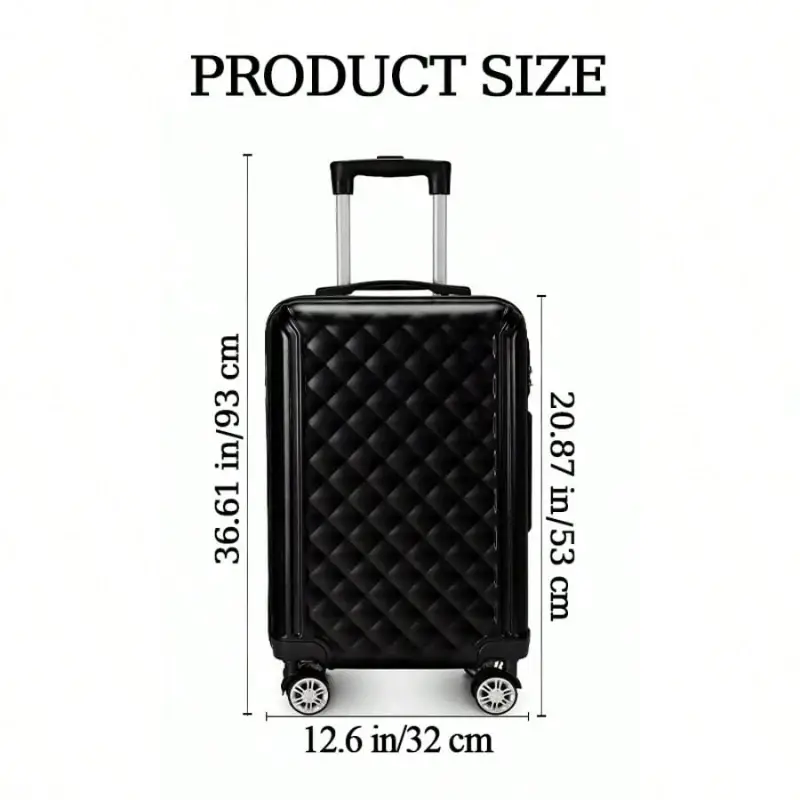 20 Inch Hardshell Suitcase 360 Spinner Wheels - Image 3