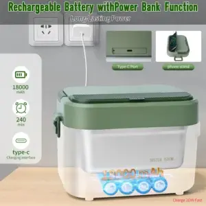 1.5L Cordless Electric Heated Lunch Box 18000mAh - Thumbnail Image 5