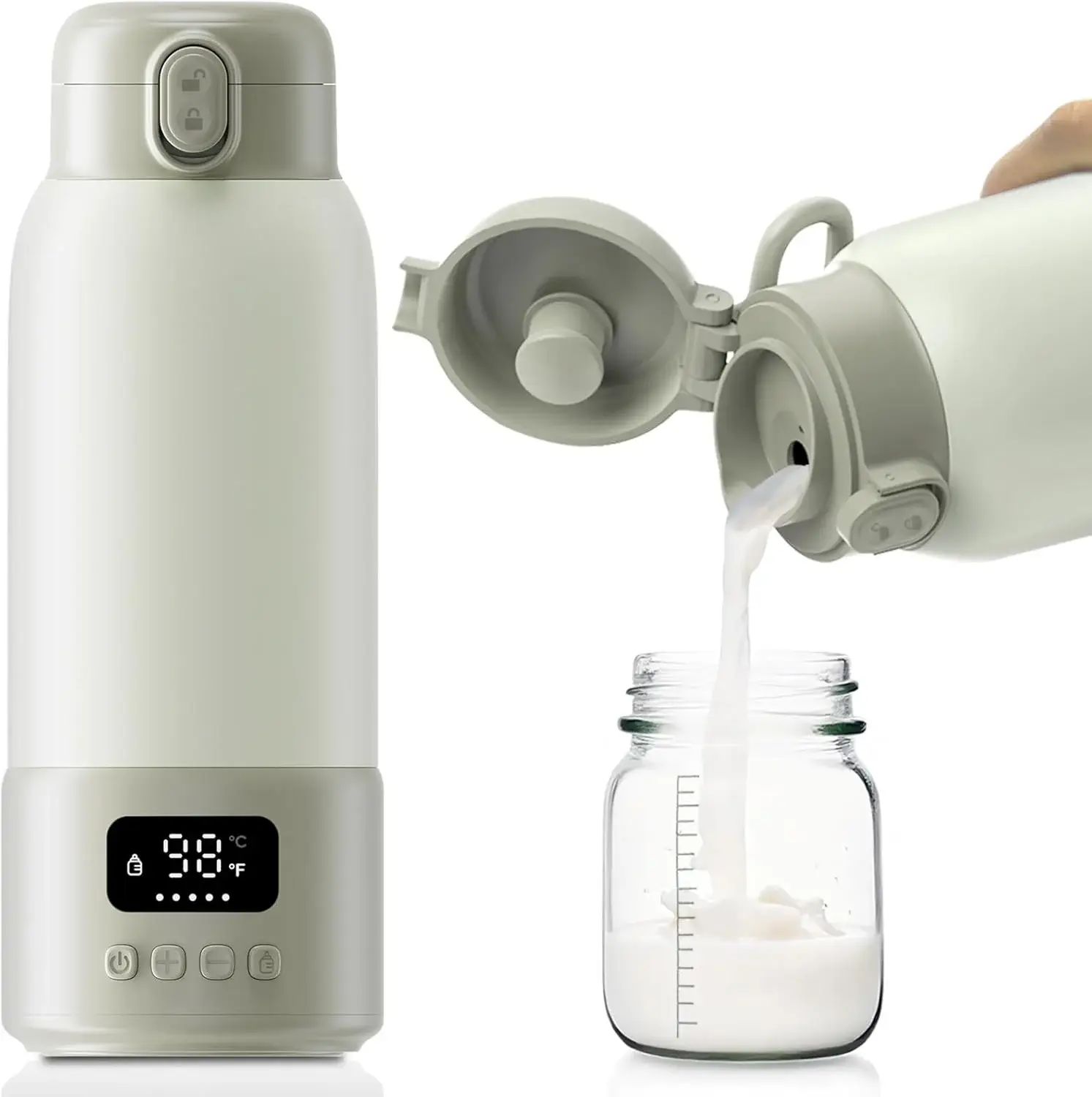 500ml Portable Electric Heating Thermos Cup - Image 5