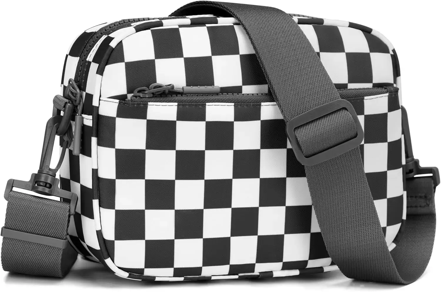 Small Checkered Crossbody Bag - Image 12