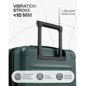 Expandable Luggage with TSA Lock 2 Piece Set Green - Thumbnail Image 4
