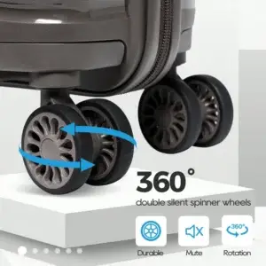 20x14x6 Inch Carry On Hardshell Spinner Suitcase - Thumbnail Image 4