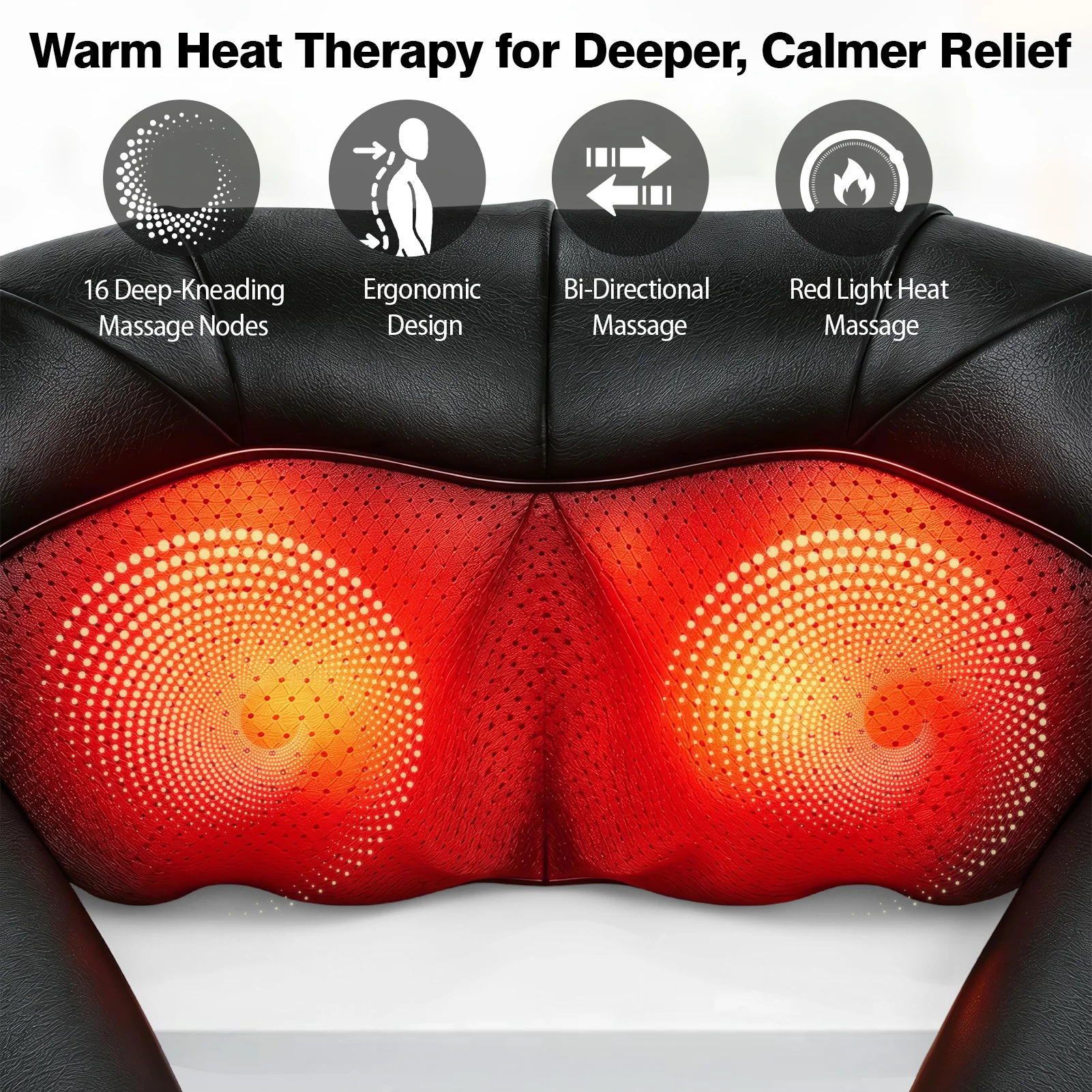 Electric Neck and Shoulder Massager with Heat - Image 2