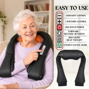 Electric Neck and Shoulder Massager with Heat - Thumbnail Image 5