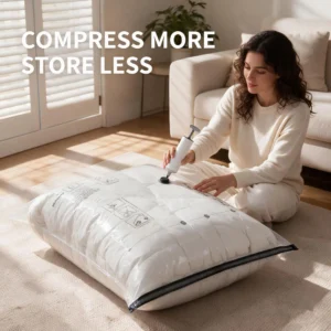 5PCS Vacuum Storage Bags, Space Saver Compression - Thumbnail Image 5
