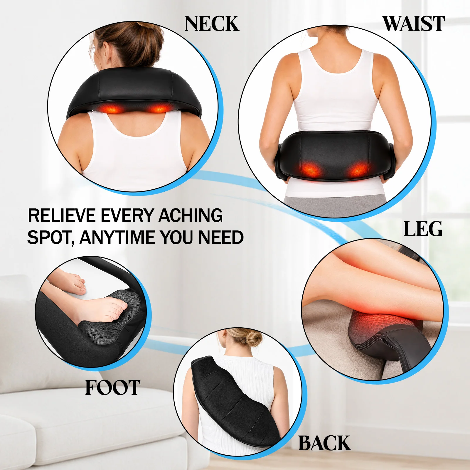 Electric Neck and Shoulder Massager with Heat - Image 3