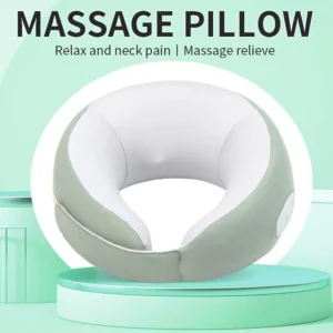 Travel Neck Pillow Memory Foam Electric Massage - Thumbnail Image 3