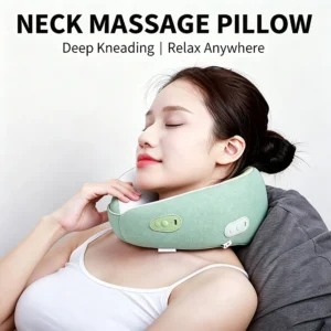 Travel Neck Pillow Memory Foam Electric Massage